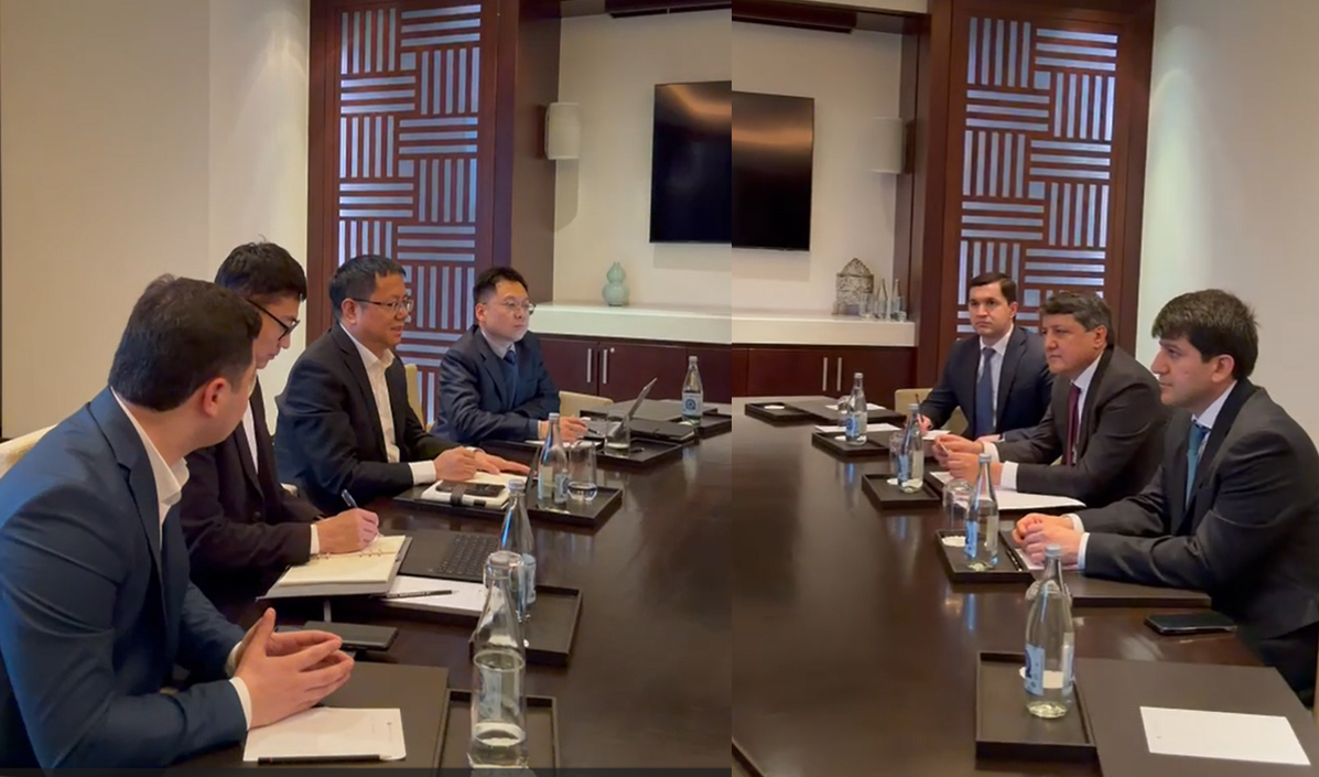 塔吉克斯坦工業(yè)部部長謝拉利·卡比爾會見金彩集團(tuán)海外執(zhí)行總裁王海元